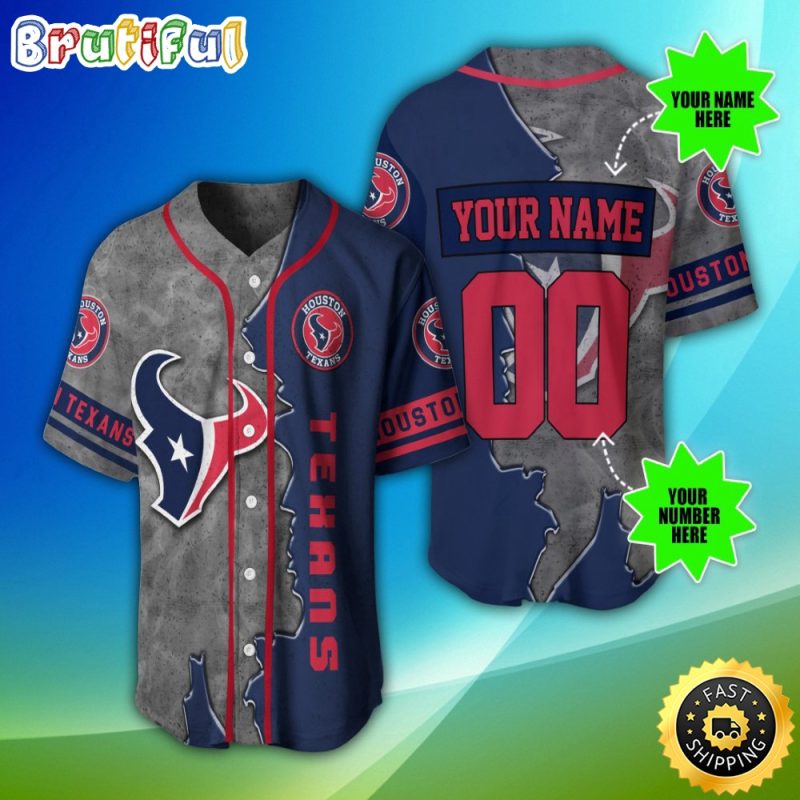 Personalized NFL Houston Texans Baseball Jersey Fan Favorite Jerseys Hot Sale 2024
